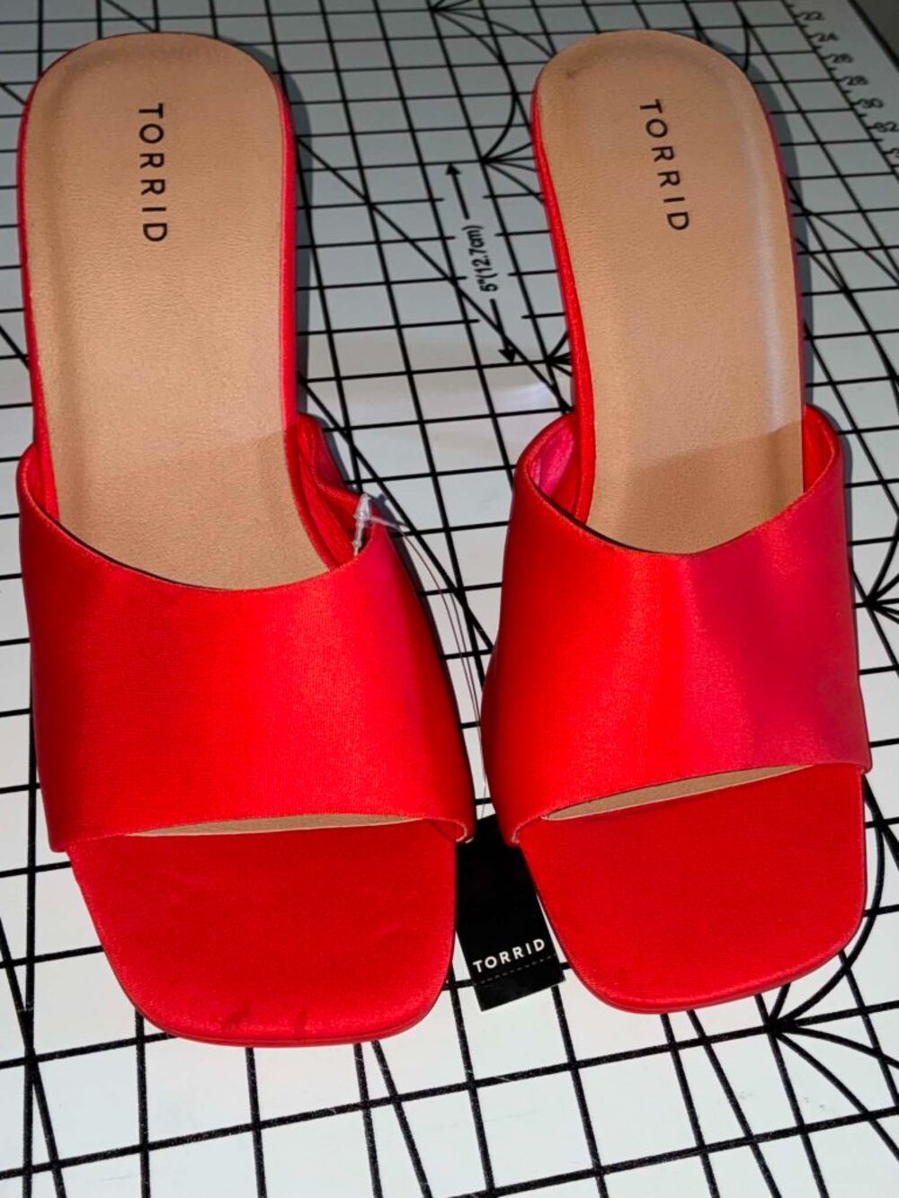Lucite Flare Heel Sandal (WW)